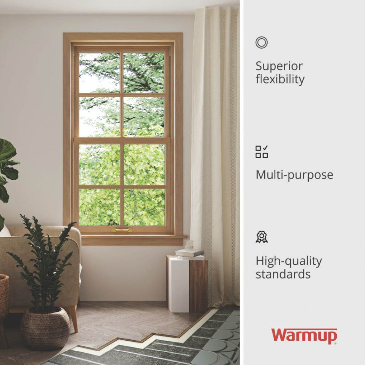 Warmup Pipe Compression Press-Fit Push-Fit 6mm x 80m Underfloor Heating - Image 4