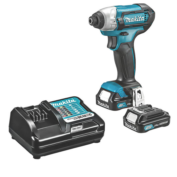 Makita Impact Driver Cordless TD110DWAE Compact 12V 2x 2.0Ah Li-Ion CXT - Image 1