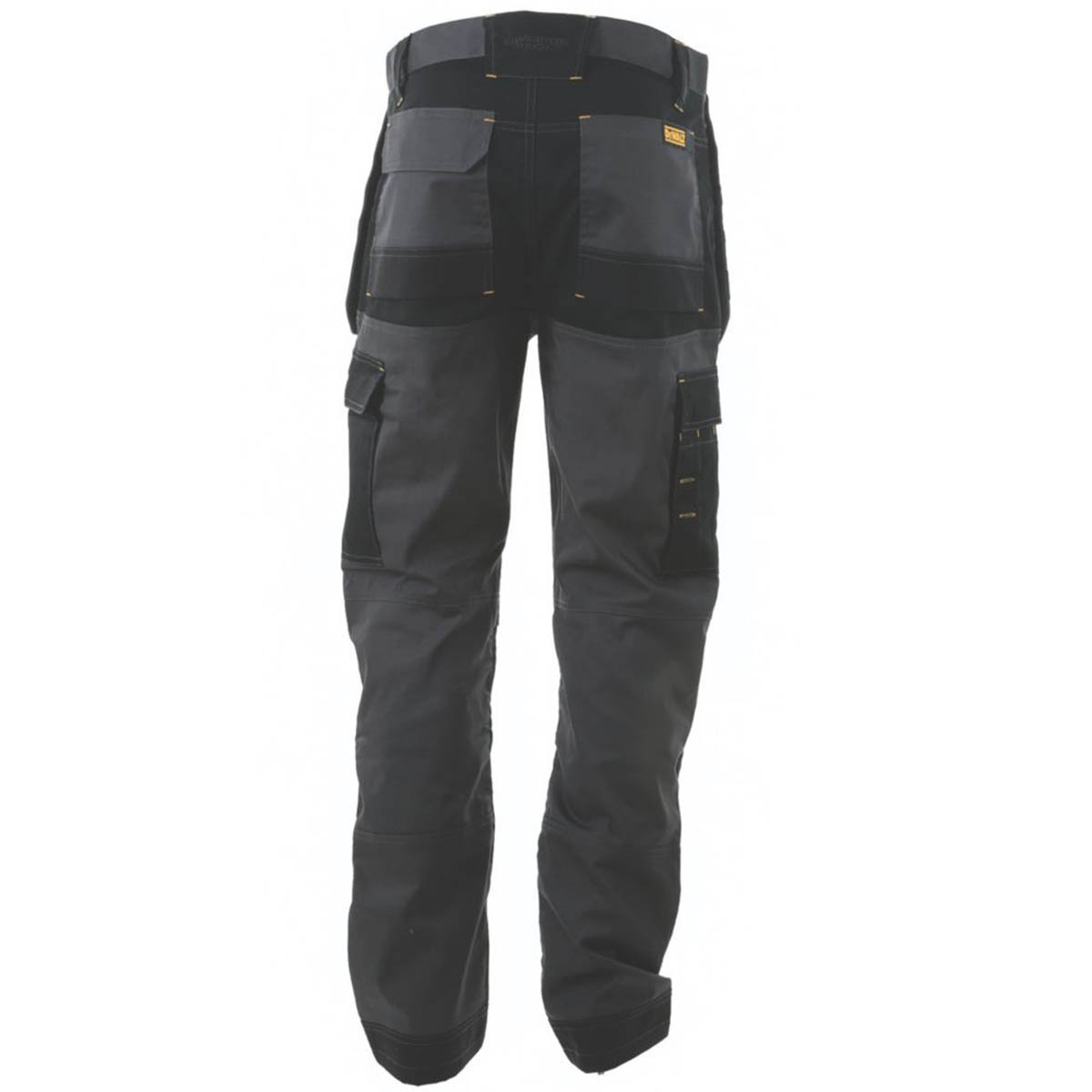 DeWalt Work Trousers Mens Slim Fit Charcoal Grey Stretch Multi Pockets 36"W 29"L - Image 3