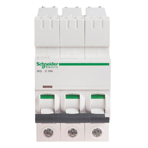 MCB Circuit Breaker Protection Type C 3 Phase Triple Pole DIN Rail Mounted - Image 1