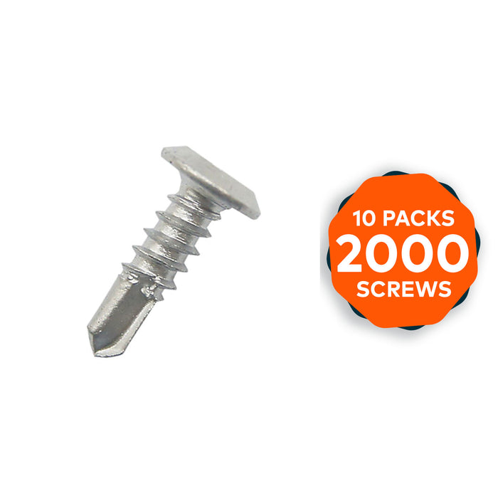 Self Drilling Screws Low Profile Fully Threaded 4.8 x 16mm Pack Of 2000 - Image 2