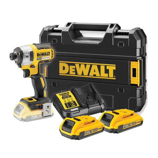 DeWalt Impact Driver DCF887D2-GB Cordless Compact Powerful 18V 2.0Ah Li-Ion XR - Image 1