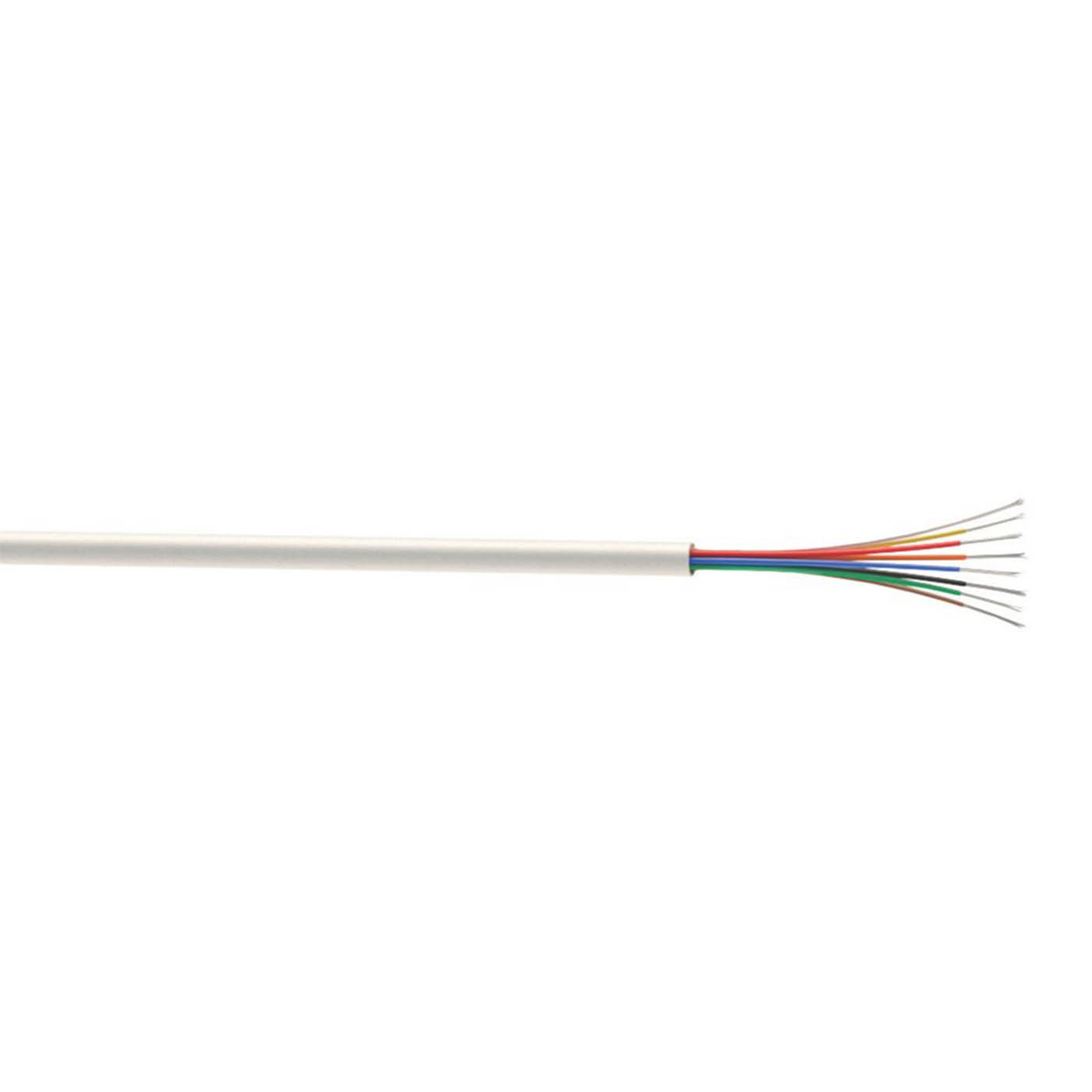 Time White 8-Core Alarm Cable 50m Drum - Image 1