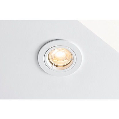 LAP Downlight Round Fixed Matt White IP20 Indoor Spotlight 50W Pack Of 5 - Image 5