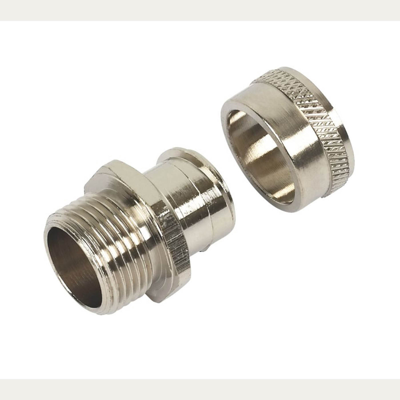 Adaptaflex Type A Straight Fixed External Thread Conduit Fitting M20 x 20mm 10 Pack - Image 2