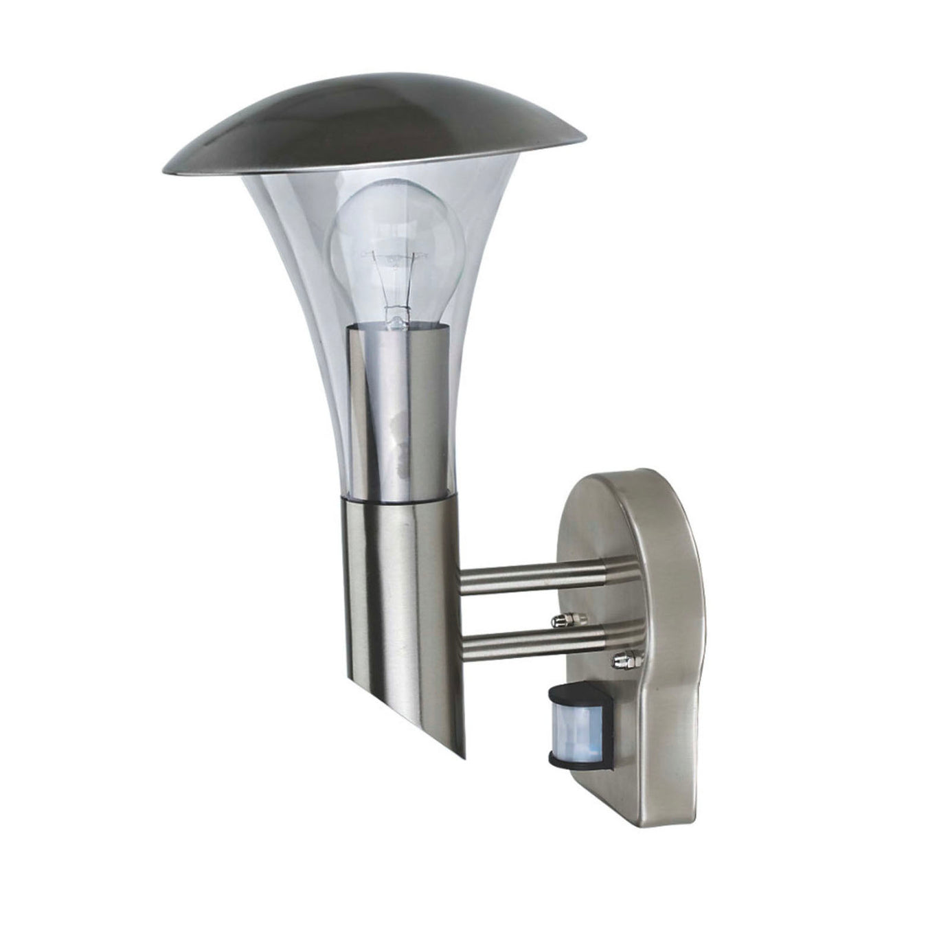 Garden Cone Wall Light E27 Adjustable Dusk To Dawn Sensor IP44 Outdoor 60W - Image 1