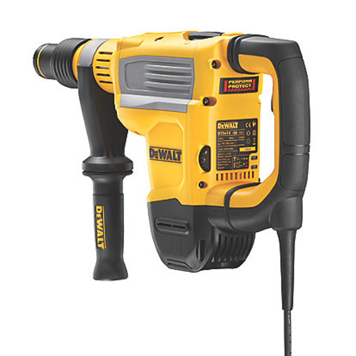 DeWalt Hammer Drill Electric 110V D25614K-LX SDS Max Heavy Duty Compact 1350W - Image 4
