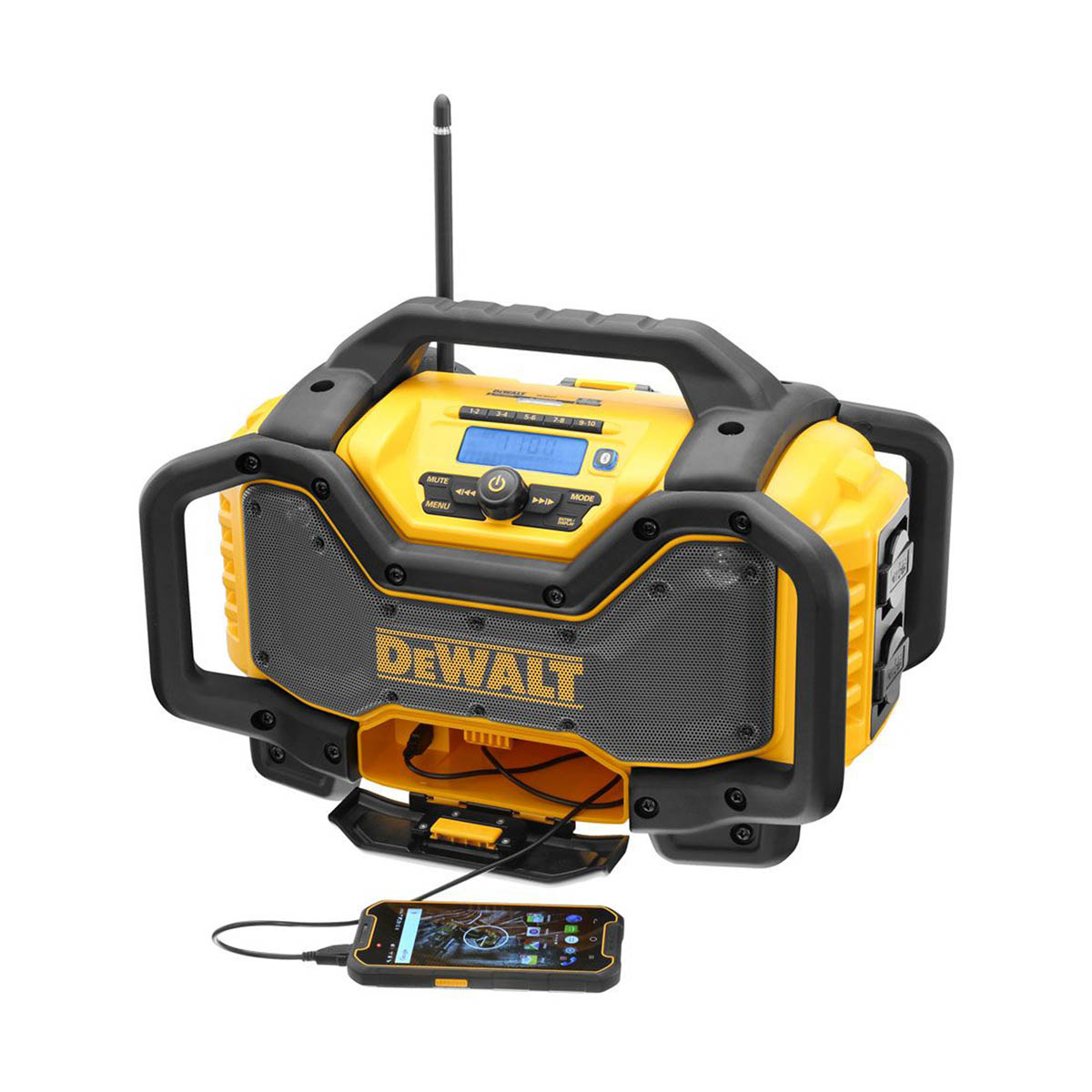 DeWalt Jobsite Radio Cordless 54V DCR027 Compact DAB+ FM Bluetooth Body Only - Image 3