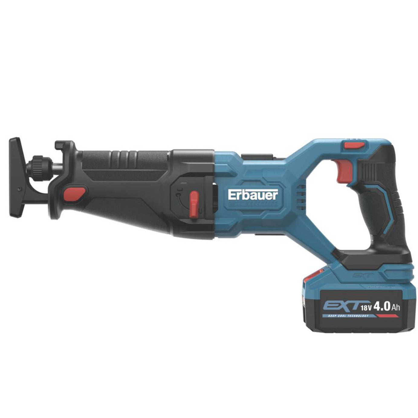 Erbauer ERI1089RSP 18V 1 x 4.0Ah Li-Ion EXT Brushless Cordless Reciprocating Saw - Image 3
