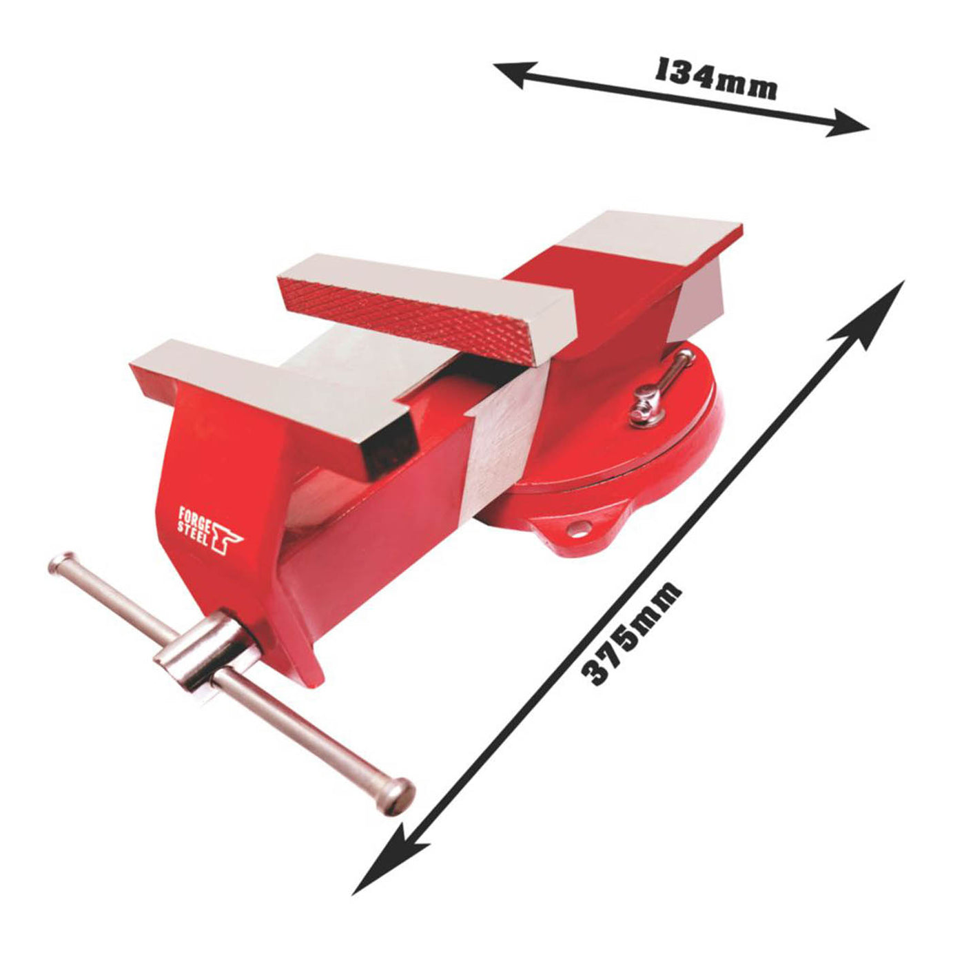 Forge Steel Workshop Vice 4.64" (118mm) - Image 4