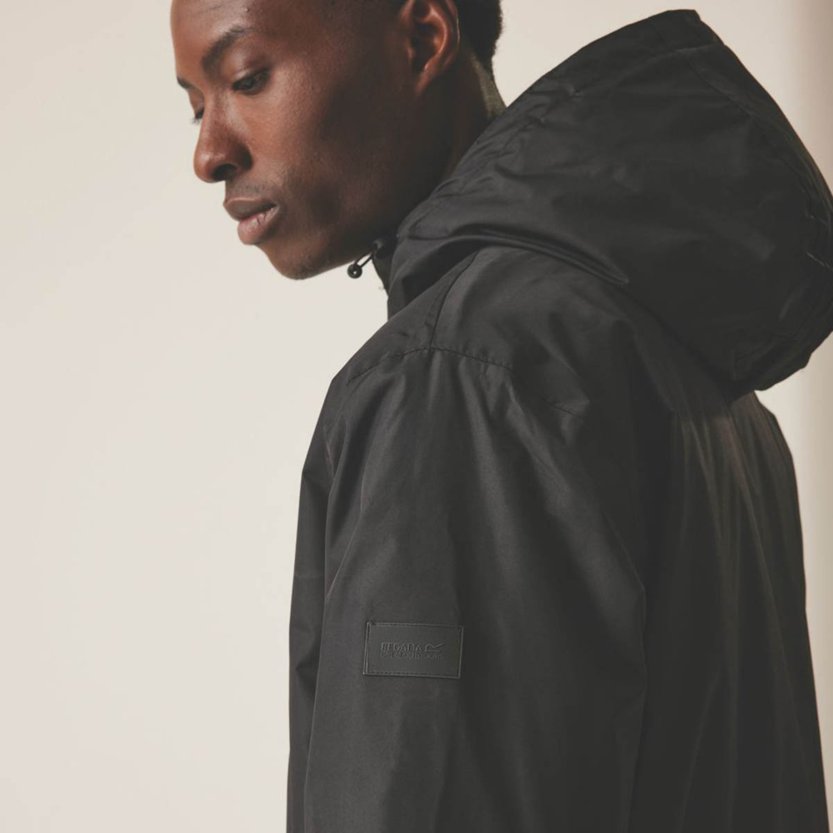 Regatta Jacket Waterproof Work Black Lightweight Warm Lining Medium Size 40" Chest - Image 6