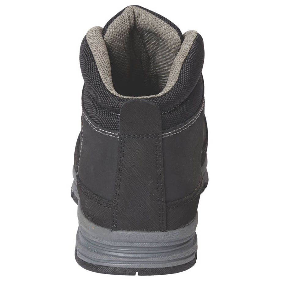 Site Safety Boots Unisex Standard Fit Black Leather Work Shoes Steel Toe Size 8 - Image 4