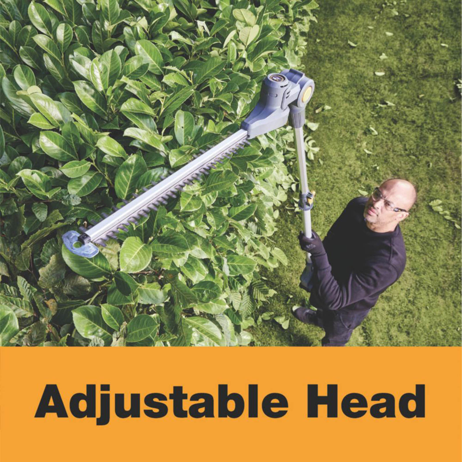 Titan TTI830HDC  45cm 18V 1 x 2Ah Li-Ion TXP Brushless Cordless Pole Hedge Trimmer - Image 6