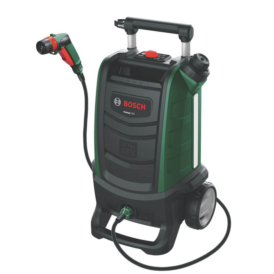 Bosch Pressure Washer Cordless Fontus Gen II Portable 20bar 18V 1 x 2.5Ah Li-Ion - Image 3