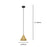 Pendant Light Gold Hanging Modern Nordic Style Brushed Metal Lampshade Minimal - Image 4