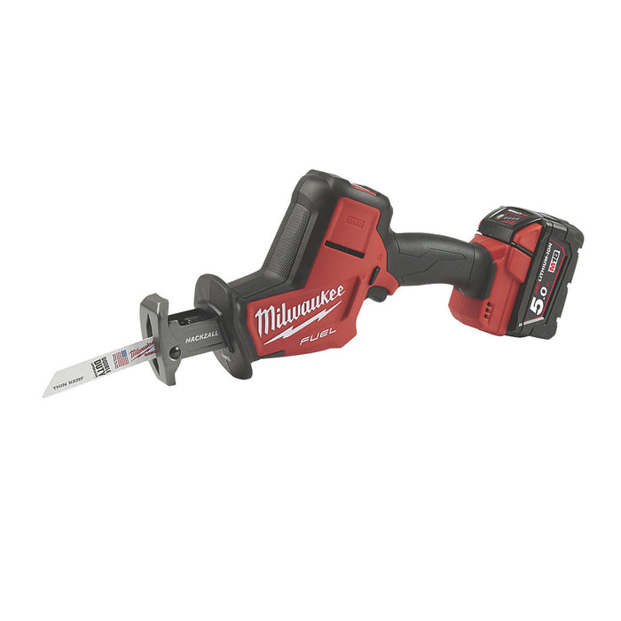 Milwaukee Reciprocating Saw Cordless M18 FHZ-502X FUEL Brushless 18V 5.0Ah - Image 1