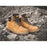 Safety Boots Yellow Leather Wide Fit Steel Toe Cap Work Shoes Size 5 - Image 2