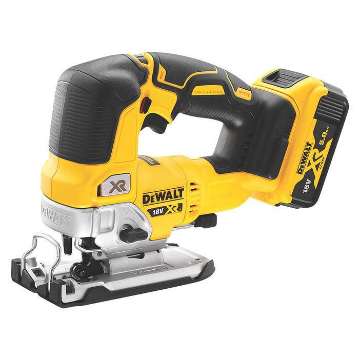 DeWalt Jigsaw Battery DCS334P2 Brushless Variable Speed 18V 2 x 5.0Ah Li-Ion - Image 1