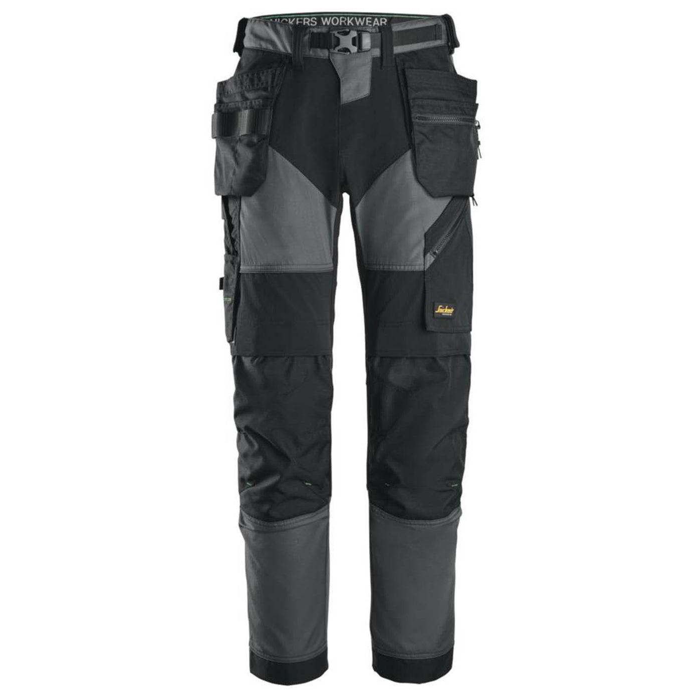 Snickers Work Trousers Mens Regular Fit Grey Stretch Multi Pockets Cargo 38W 30L - Image 1
