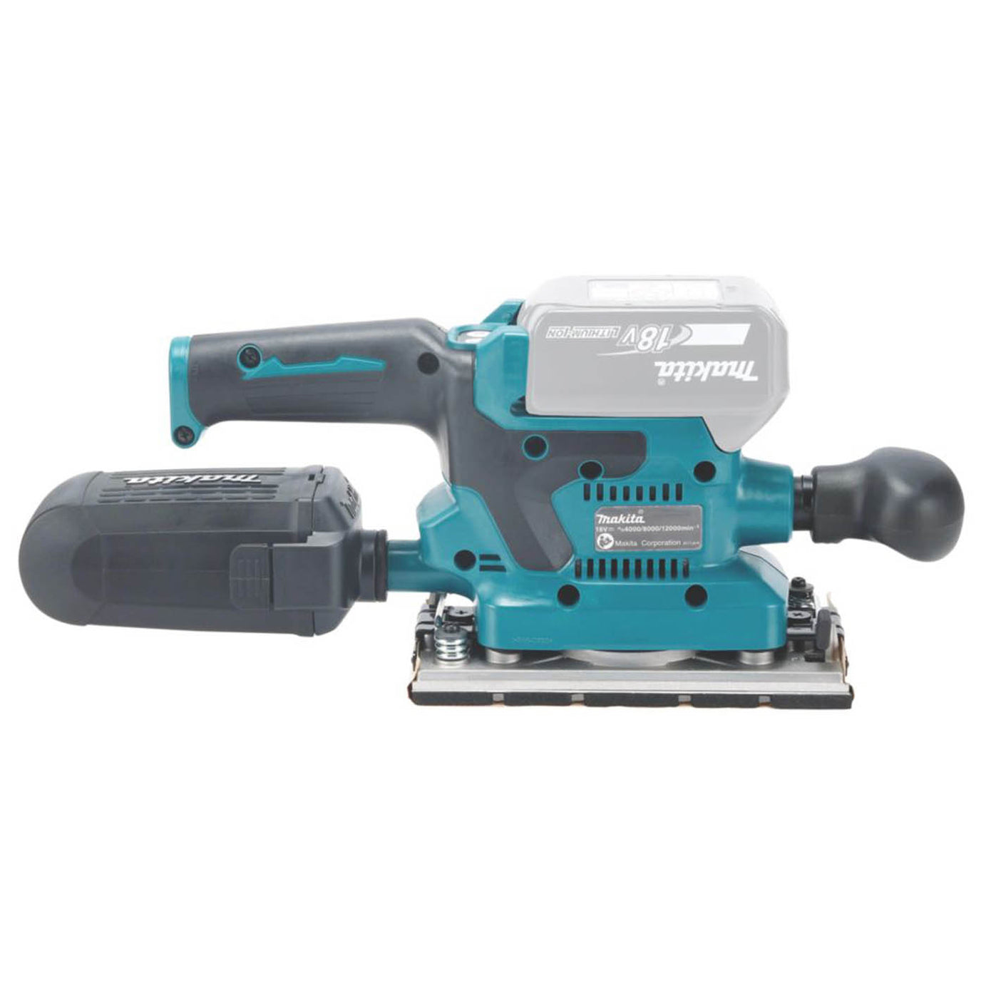 Makita Detail Sander DBO382 Cordless Compact 3-Speed 18V Li-Ion LXT Body Only - Image 1