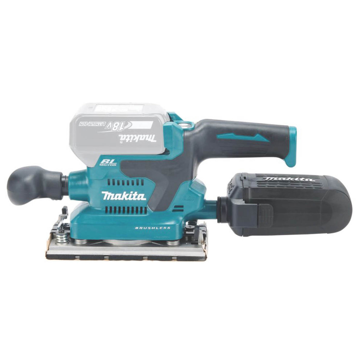 Makita Detail Sander DBO382 Cordless Compact 3-Speed 18V Li-Ion LXT Body Only - Image 5