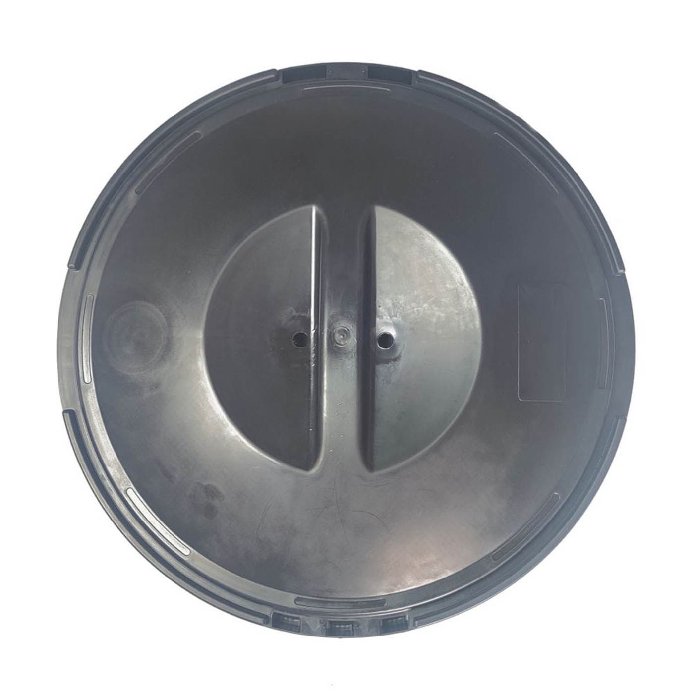 Straight PLC Water Butt Lid Black 660mm Plastic Round For 200L Barrel Outdoor - Image 1