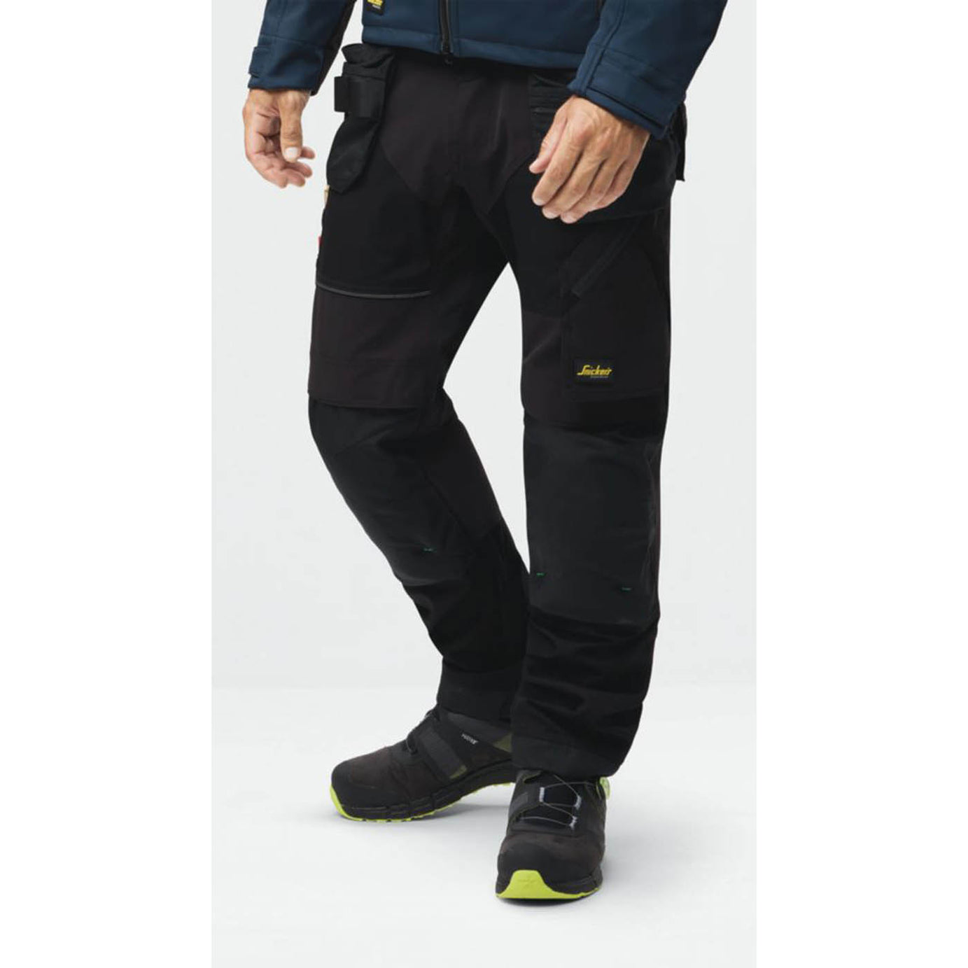 Snickers Work Trousers Mens Regular Fit Black Stretch Multi Pockets 39W 32L - Image 3