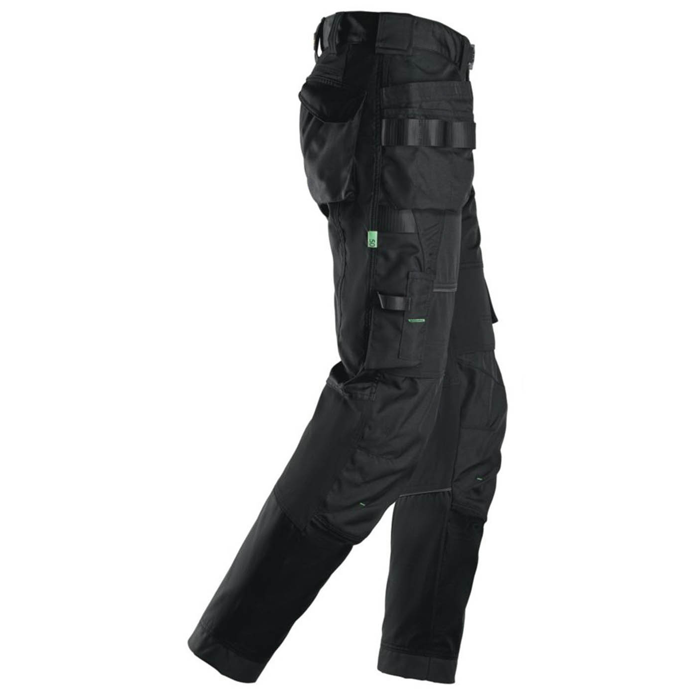 Snickers Work Trousers Mens Regular Fit Black Stretch Multi Pockets 39W 32L - Image 4