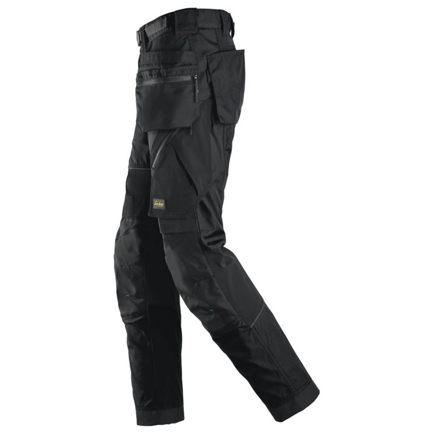 Snickers Work Trousers Mens Regular Fit Black Stretch Multi Pockets 39W 32L - Image 6