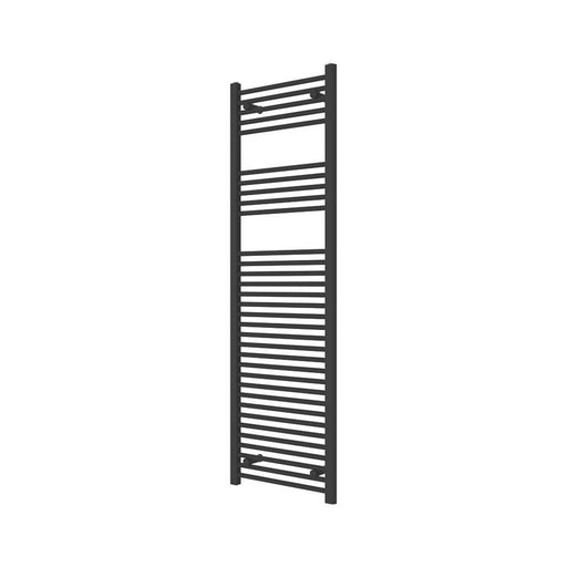 Bathroom Towel Rail Radiator Warmer Black Mild Steel Lightweight 1600x500mm - Image 1