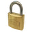 Padlock 30mm Brass Keyed Alike Indoor Safety Security Luggage Travel Pack Of 10 - Image 3