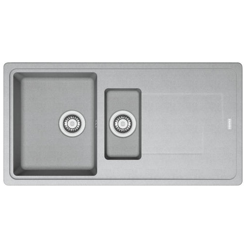 Kitchen Sink 1.5 Bowl Composite Matt Grey Reversible With Waste 970 x 500mm - Image 1