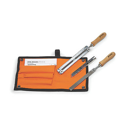 STIHL Filing Sharpening Kit Round Steel Blade Wooden Handle 30⁰ Steel Guide - Image 1