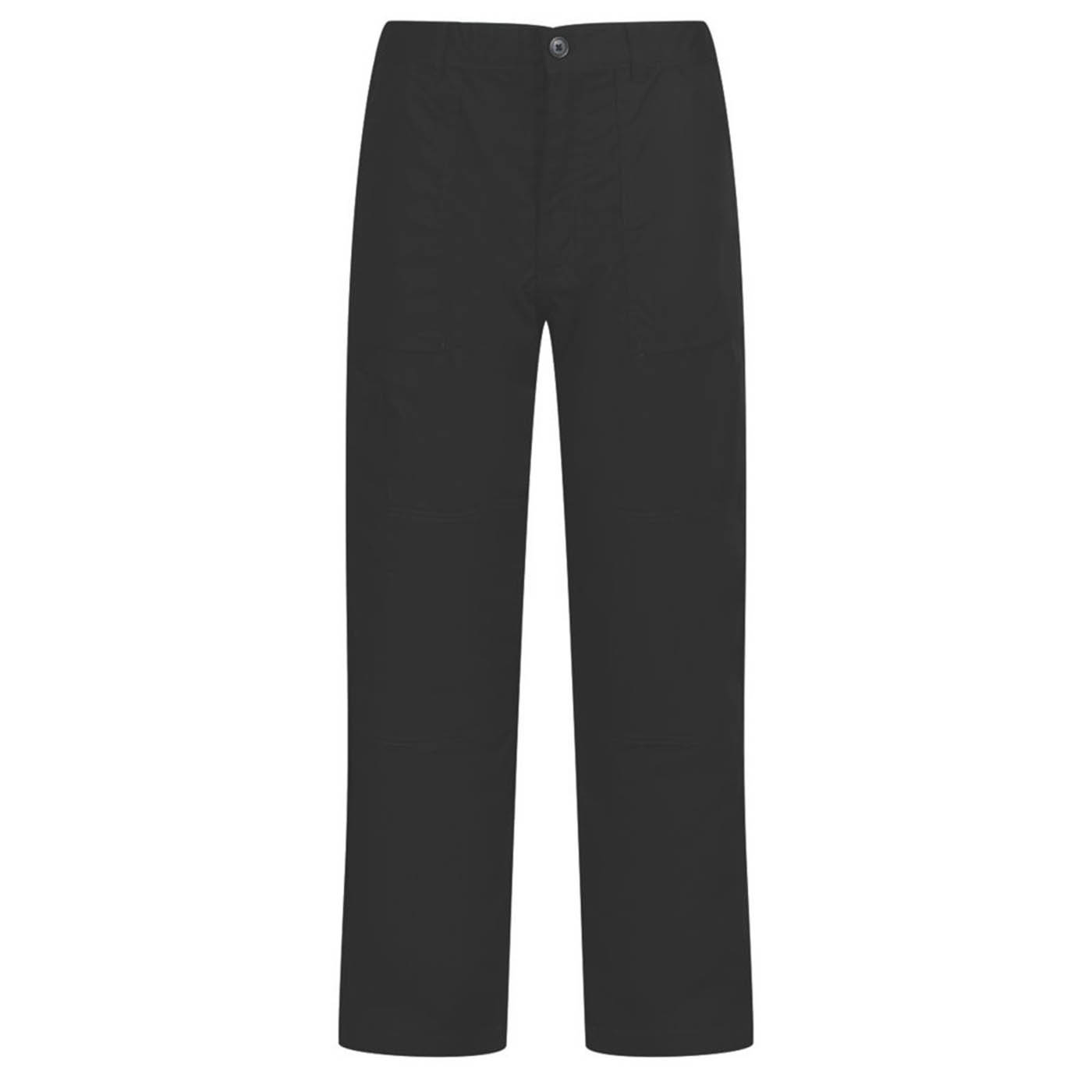 Regatta Work Trousers Mens Classic Fit Black Multi Pockets Cargo 42W 29L - Image 1