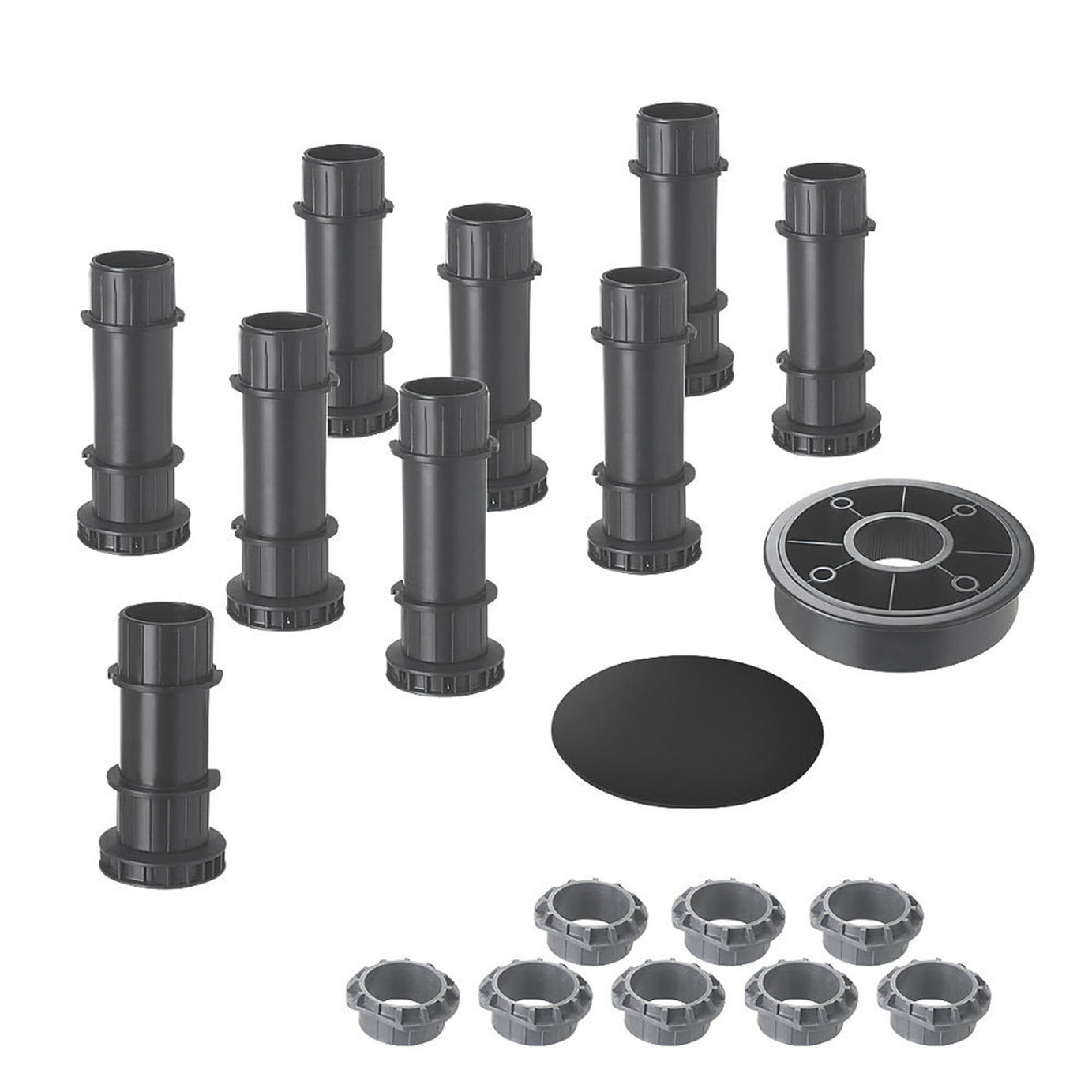 Mira Shower Tray Feet Flight Level Bathroom Accessories Plastic 9 Pieces (W)49mm - Image 2