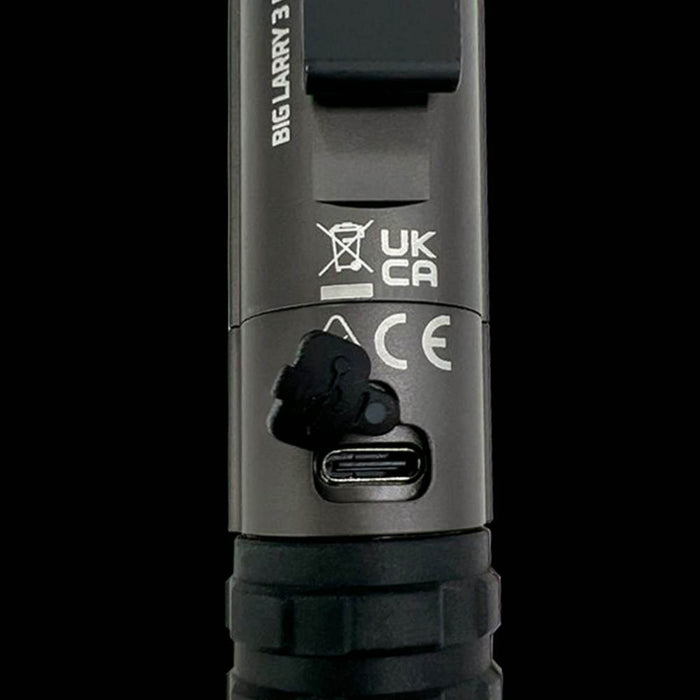 LED Torch Inspection Light Work Rechargeable Grey Compact Water-Resistant 600lm - Image 3