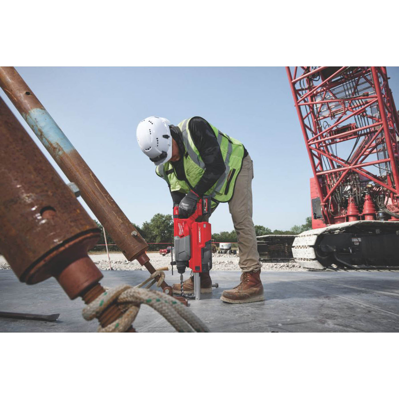 Milwaukee M18 FDDEL32-0 18V Li-Ion RedLithium Brushless Cordless  SDS Dust Extractor - Bare - Image 5