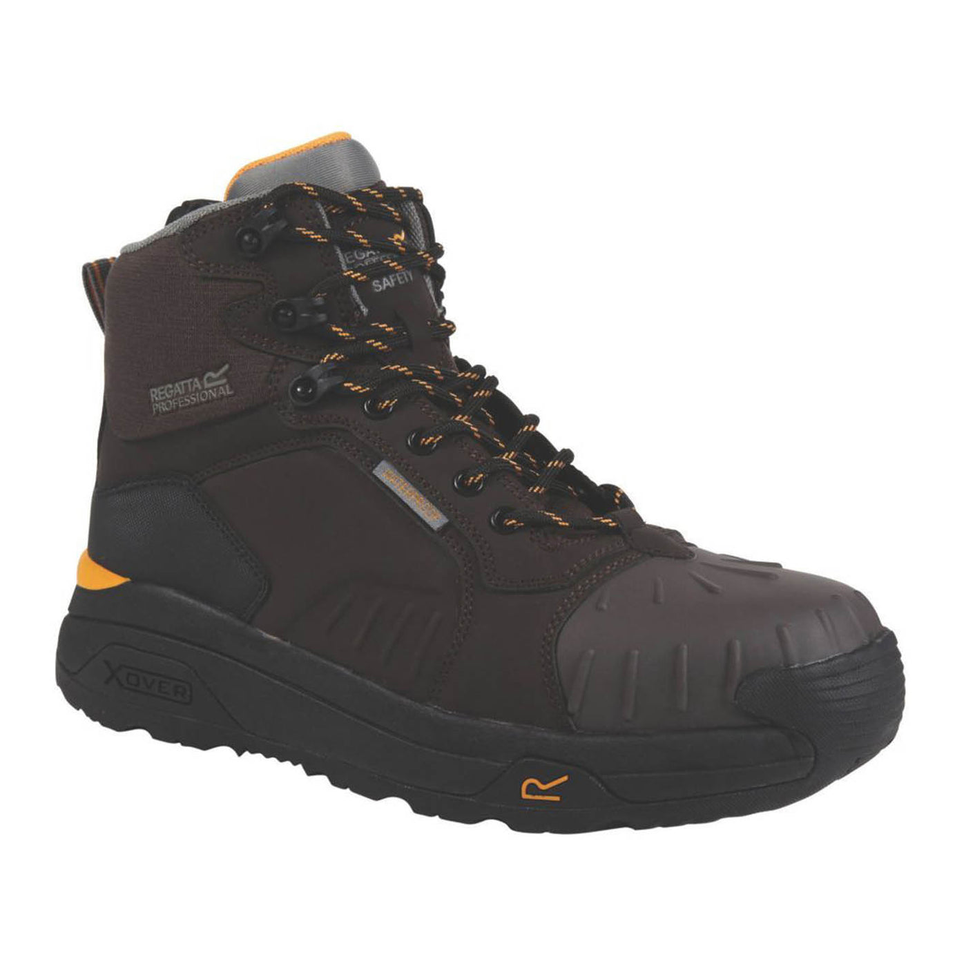 Regatta Safety Boots Mens Standard Fit Black Waterproof Composite Toe Size 8 - Image 1