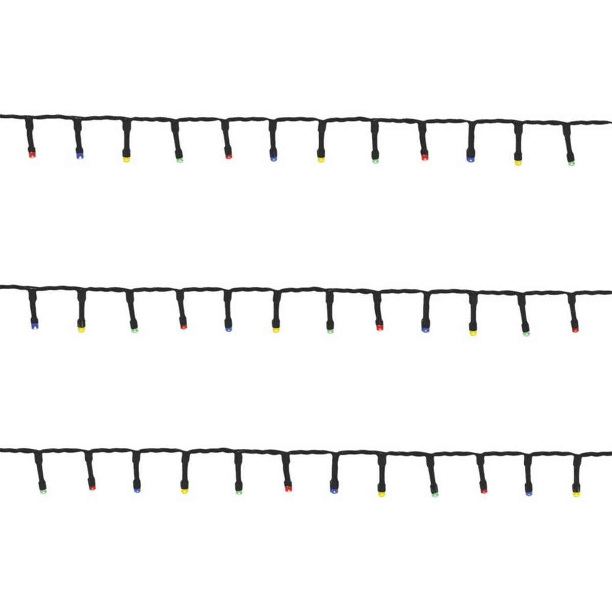 LED Christmas String Lights 1500 Multicolour Timer Indoor  IP44 Home - Image 2