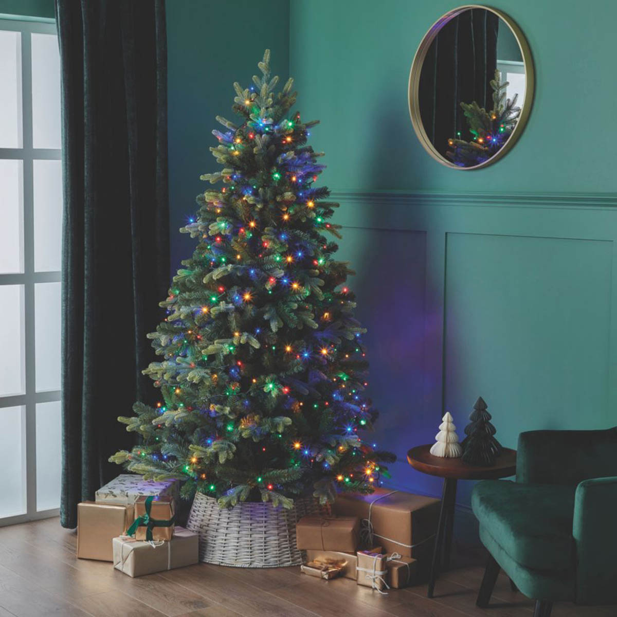 LED Christmas String Lights 1500 Multicolour Timer Indoor  IP44 Home - Image 4