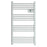 Towel Rail Radiator Electric White Bathroom Warmer Ladder 500W (H)98x(W)54.5cm - Image 2