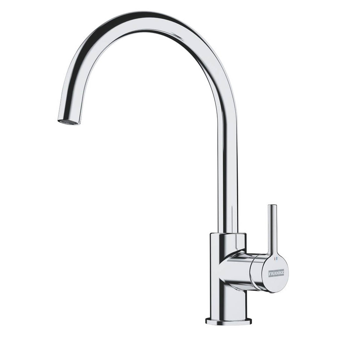 Kitchen Sink Tap Mono Mixer Chrome Single Lever Swivel Spout Brass Modern Faucet - Image 1