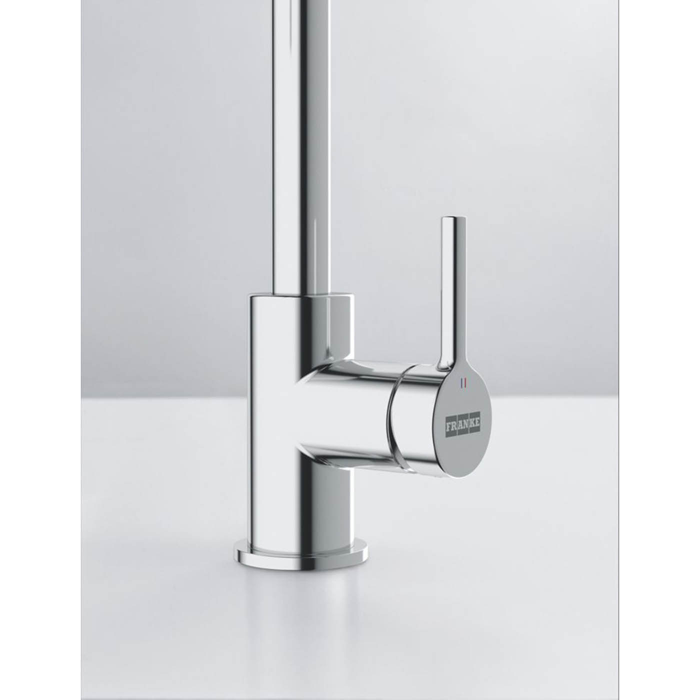 Kitchen Sink Tap Mono Mixer Chrome Single Lever Swivel Spout Brass Modern Faucet - Image 3