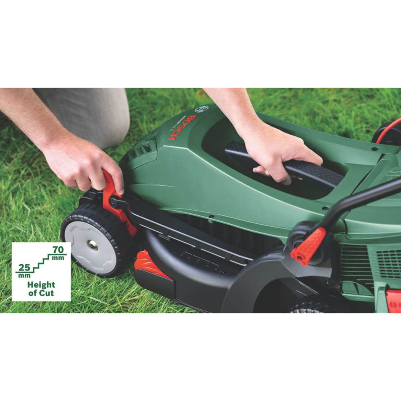 Bosch Lawnmower Corded Electric UniversalRotak 1400W 37cm 230V - Image 5