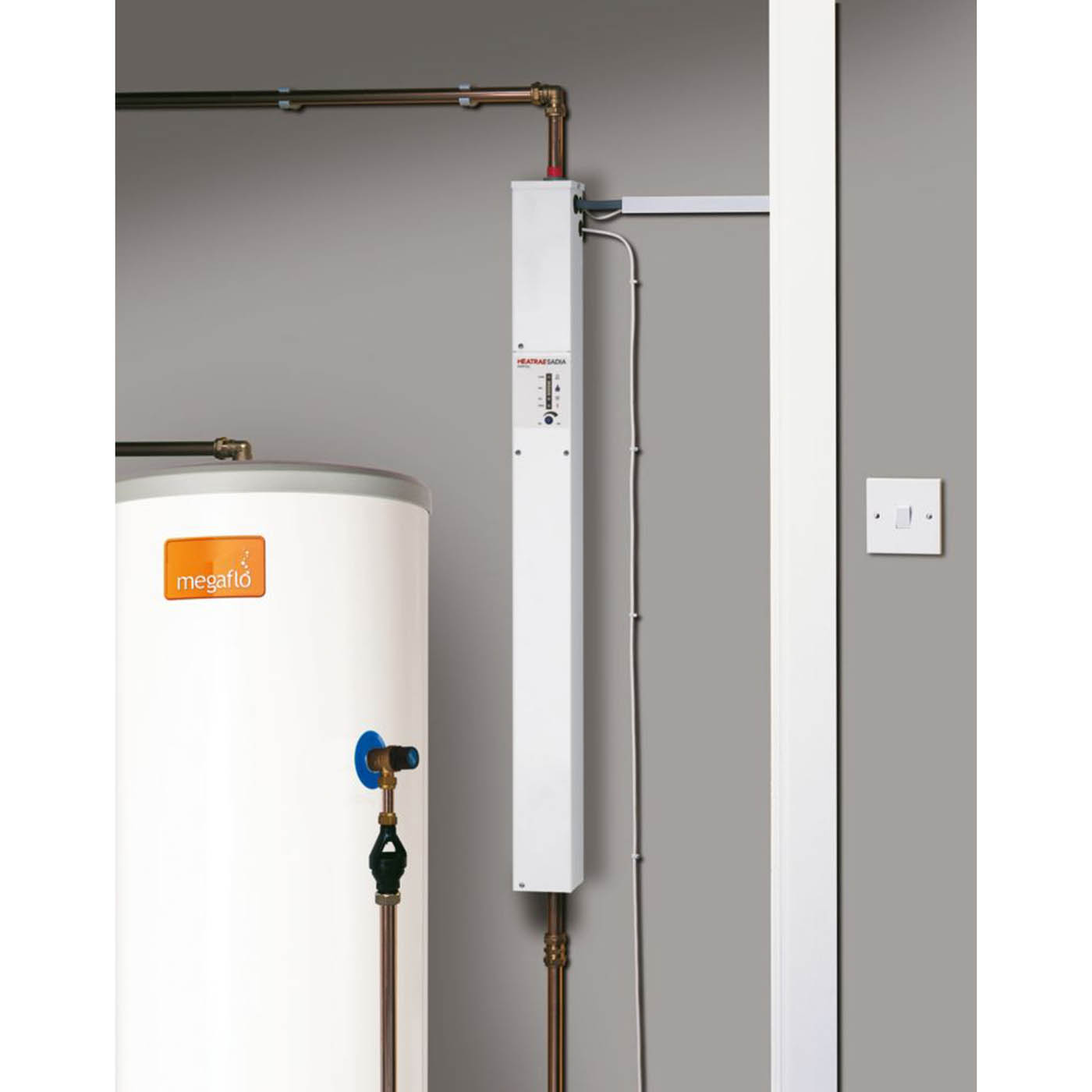 Heatrae Sadia Electric Flow Boiler Amptec UF U601 Heat Only 6kW Compact 24400BTU - Image 2