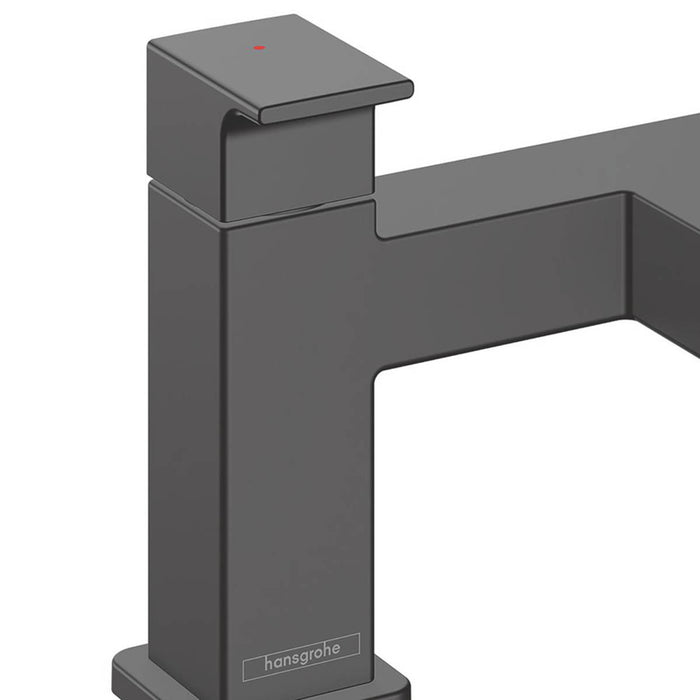 Bath Filler Tap Matt Black Deck-Mounted Double Lever Modern Quiet Operation - Image 2