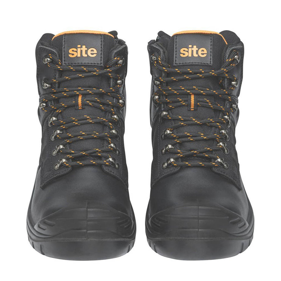 Site Mens Safety Boots Prescott Black Waterproof Steel Toe Cap Ankle Size 11 - Image 5