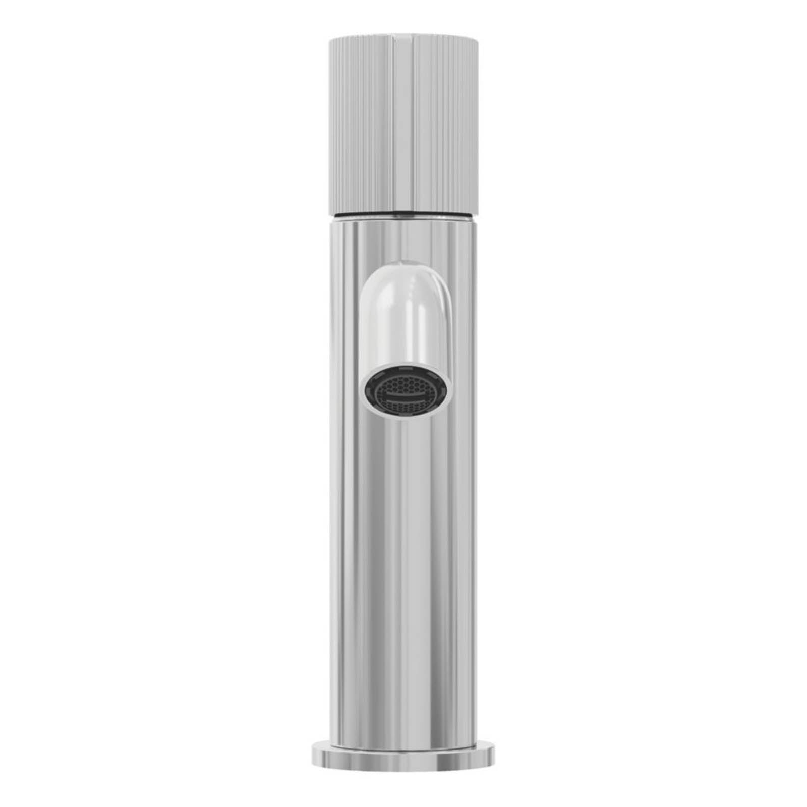 Swirl Gallen Chrome 192.6mm Standard Round Head Mono Basin Mixer Tap  With Waste - Image 4