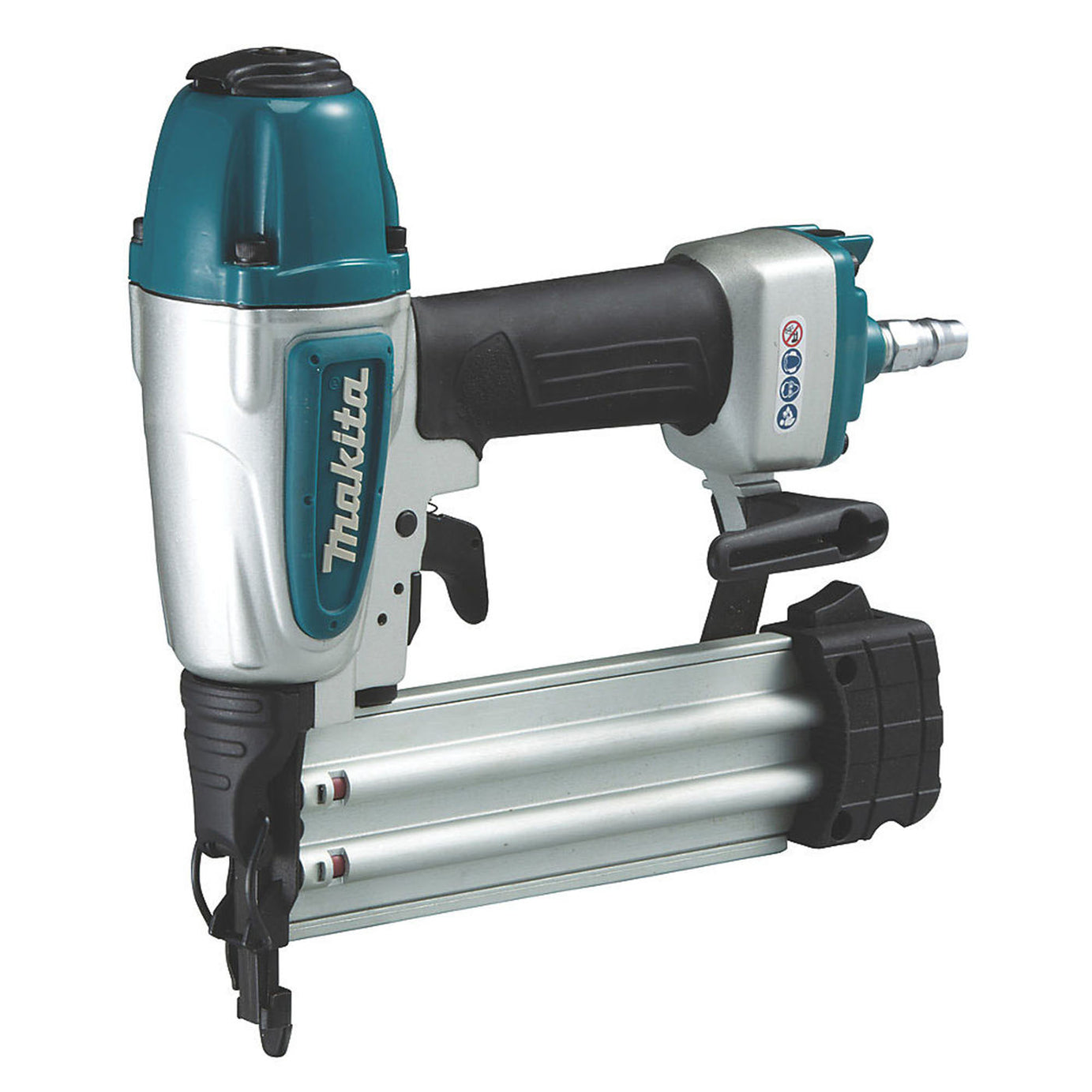 Makita Air Nail Gun AF506 50mm Second Fix Pneumatic Straight Compact Nailer - Image 2