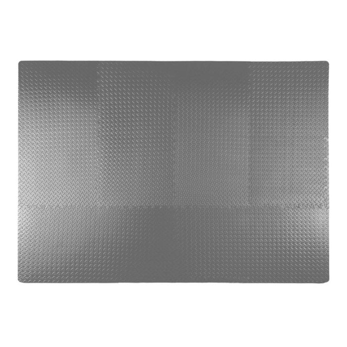 Interlocking Floor Tiles Grey Foam Mat Heavy Duty Flooring 60x60cm Pack Of 12 - Image 3